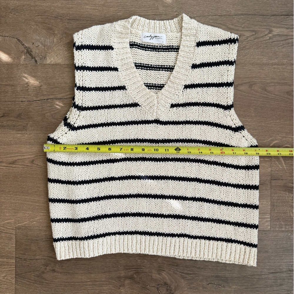 CJLA Striped Sweater Vest - Picture 5 of 7